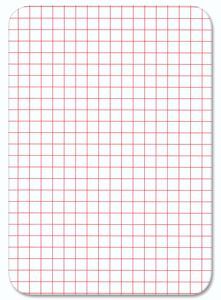 PIZARRA BLANCA BASIC 18X25 CM DOBLE CARA