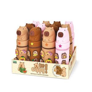 PORTATODO SILICONA PINS INTERCAMBIABLES CAPYBARA