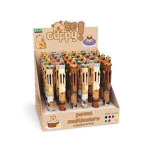 EXPOSITOR 24 BOLIGRAFO CAPYBARA OCHO COLORES