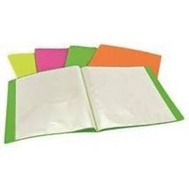 CARPETA 30 FUNDAS FLUOR COLORES SURTIDOS