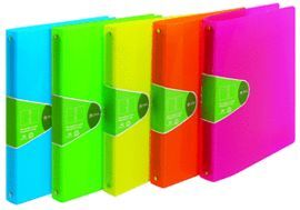 CARPETA 4 ANILLAS 30 MM FLUOR