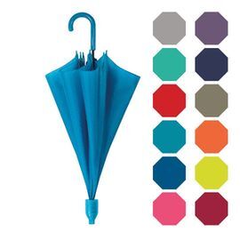 PARAGUAS LARGO MUJER AUTO LISO ANTIGOTEO 12 COL. S