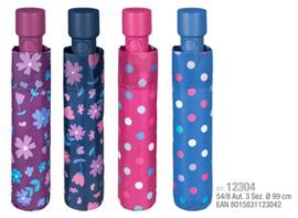 PARAGUAS MUJER PLEGABLE 54/8 AUTOMATICO ESTAMPADO