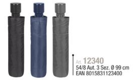 PARAGUAS HOMBRE PLEGABLE 54/8 BASIC LISO