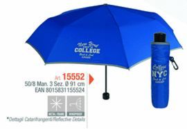 PARAGUAS BIMBO MINI 50/8 MANUAL 3 SECCIONES BLEU C