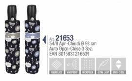 PARAGUAS MUJER MINI 54/8 ABRIR-CERRAR LIGHT 3 SEC