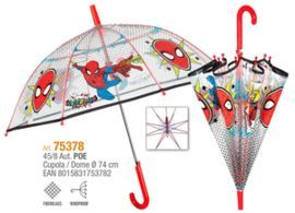 PARAGUAS NIÑO 45/8 AUTOMATICO POE SPIDEMAN