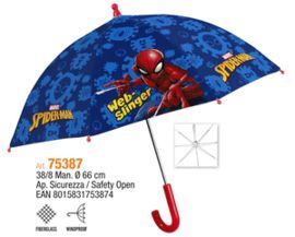 PARAGUAS INFANTIL 38/8 MANUAL SPIDERMAN