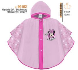 CHUBASQUERO MINNIE 3-6 AÑOS ROSA