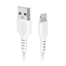 CABLE USB 2.0 A LIGHTNING SBS 2M MACHO-MACHO BLANC