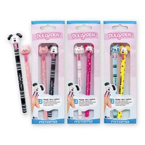 SET 2 BOLIGRAFOS PULLY PEN ANIMALITOS