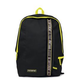 MOCHILA COLORTOUCH SOLO COLOR NEGRO AMARILLO