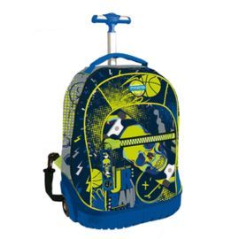 MOCHILA MITAMA TROLLEY RUN BOY CON GORRA SPORT