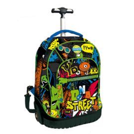 MOCHILA MITAMA TROLLEY RUN BOY CON GORRA STREET