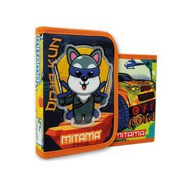 PLUMIER MITAMA SPINNY DOBLE CARA NINJA Y COCHE