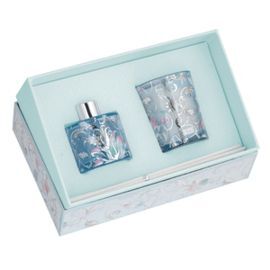 SET MIKADO + VELA 70GR AZUL HOJAS COLORES AROMA CA