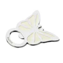 ABRIDOR DE BOTELLAS MARIPOSA BLANCA