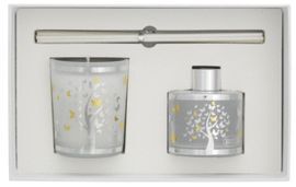 ESTUCHE 50ML+STICKS+VELA 70GR ARBOL MARIPOSAS VAIN