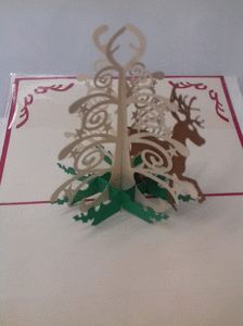 CHRISTMAS 3D ARBOL Y RENO