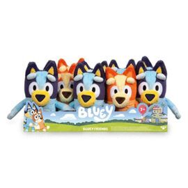 EXPOSITOR 10 PELUCHES BLUEY 20 CM