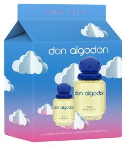 SET REGALO COLONIA MUJER 100ML + 30ML DON ALGODON