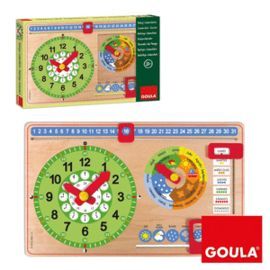 JUEGO EDUCATIVO RELOJ CALENDARIO