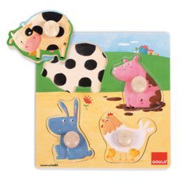 PUZZLE ANIMALES GRANJA COLOR.