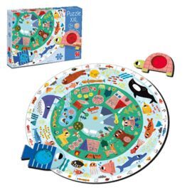 JUEGO PUZZLE XXL DESCUBRE ANIMALES