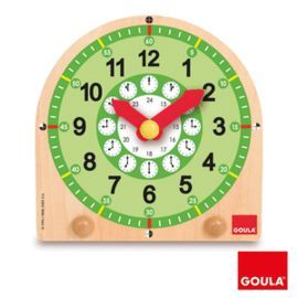 RELOJ ESCOLAR DE MADERA
