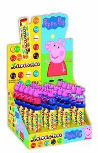 EXPOSITOR 20 TUBOS LACASITOS TOY 20 GRAMOS PEPPA P