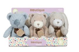 EXPOSITOR 6 PELUCHES BOUTIQUE ANIMALS 30CM