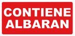 ETIQUETA ROLLO CONTIENE ALBARAN 200U