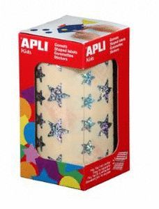 GOMETS ESTRELLA ADHESIVA HOLOGRAFICA ROLLO 11635