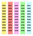 TALONARIO RIFA A-980/5 DE 1 A 5000