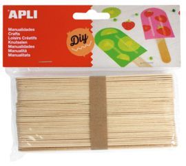 PALOS POLO 150X18 JUMBO DE MADERA NATURAL 40 UNIDA