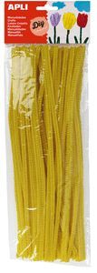 VARILLAS CHENILLE AMARILLO 50 UNIDADES
