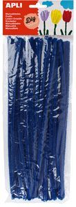 VARILLAS CHENILLE AZUL 50 UNIDADES