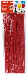VARILLAS CHENILLE ROJO 50 UNIDADES