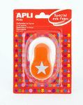 TALADRO MANUALIDADES ESTRELLA NARANJA