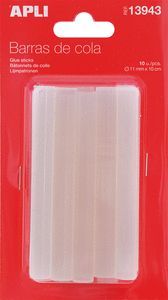 BARRA SILICONA 11 MM BLISTER 10 UNIDADES