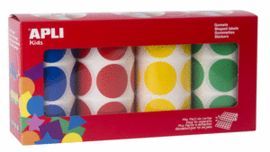 ROLLOS DE GOMETS REDONDOS 33MM COLORES SURTIDOS 4
