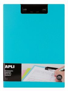 PORTANOTAS FOAM CON SOLAPA AZUL A4