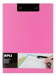 PORTANOTAS FOAM CON SOLAPA ROSA A4