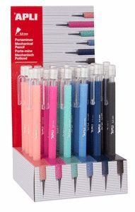 EXPOSITOR 24 PORTAMINAS 0,5 MM COLORES SURTIDOS