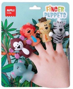 MARIONETAS PARA DEDO DE ANIMALES JUNGLA