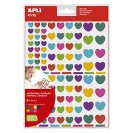 BOLSA GOMETS CORAZONES REMOVIBLES MULTICOLOR 6 HOJ