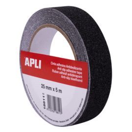 CINTA ANTIDESLIZANTE NEGRO 25 MM X 5 M