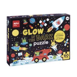PUZZLE 60 PIEZAS ESPACIO FLUORESCENTE