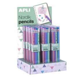 PACK 8 LAPICES CON GOMA NORDIK 12 UNIDADES