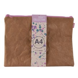 BOLSA ZIPPER BAG KRAFT COLLECTION TAMAÑO A4